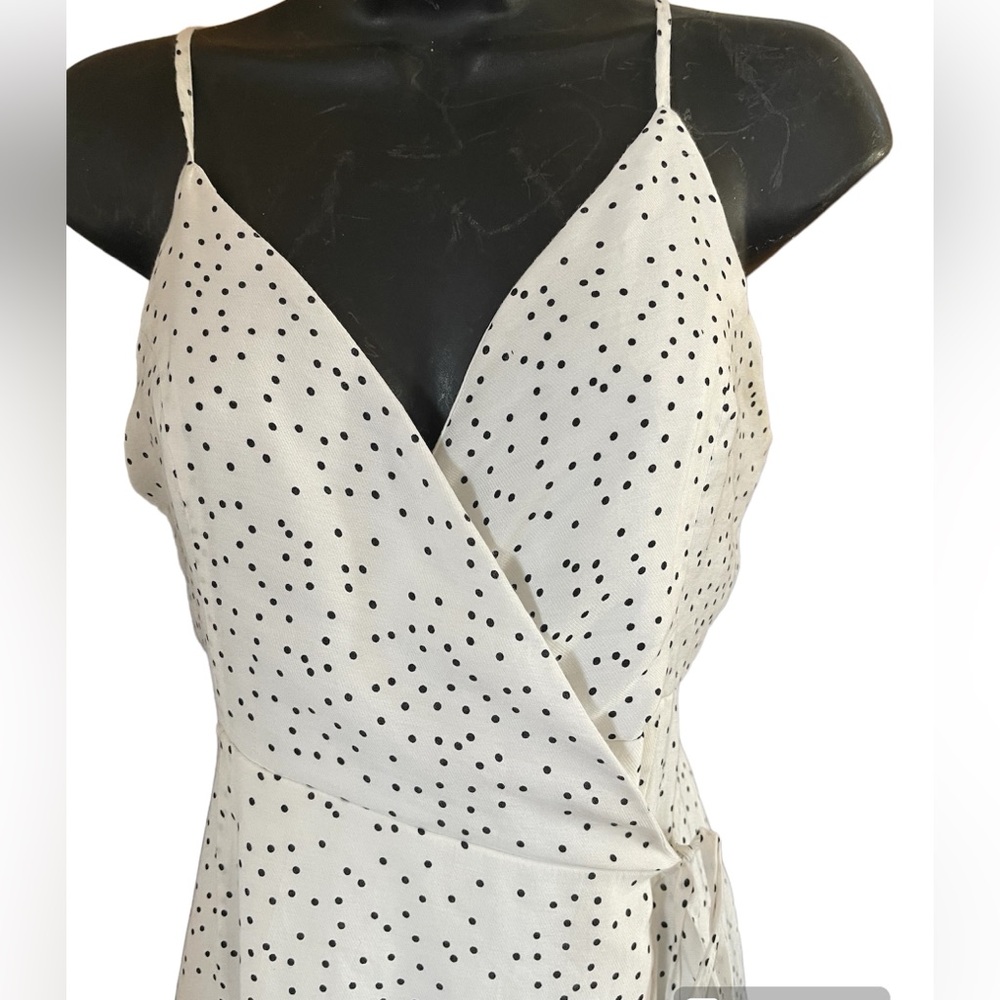 Francesca's Blue Rain Wraparound Dress size S